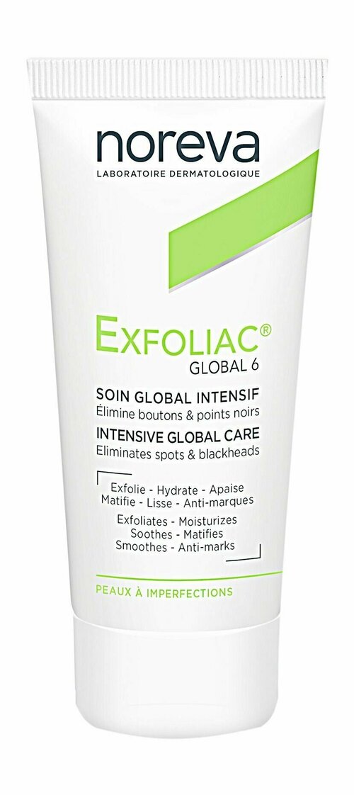 Интенсивный крем для лица Noreva Exfoliac Global 6 Intensive Global Care