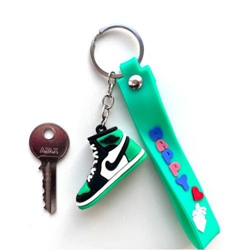 Брелок Nike, гладкая фактура, Ford, красный, белый