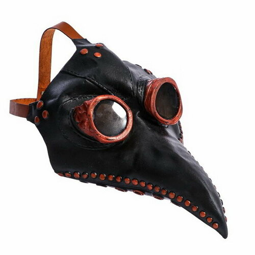 Карнавальная маска Чумной доктор стимпанк маска чумной доктор bird beak silver