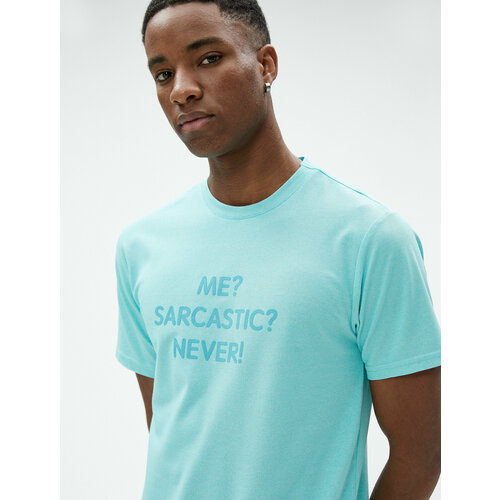 фото Футболка koton, размер xl, белый, синий