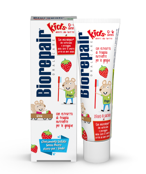 Biorepair Детская зубная паста Junior Kids Strawberry от 0 до 6 лет, 50 мл (Biorepair, ) - фото №17