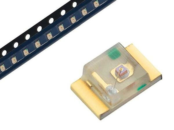 Светодиод KINGBRIGHT KP-2012SYC, LED; SMD; 0805; желтый; 36-100мкд; 2x1,25x1,1мм; 120°; 2-2,5В; 20мА, 1шт