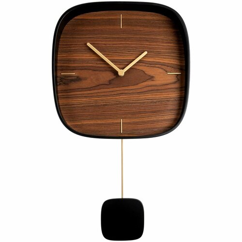 Часы с маятником Mods, 32х32х7,5 см; маятник: 26 см; коробка: 35,5х35х8 см, ценные породы дерева, палисандр
