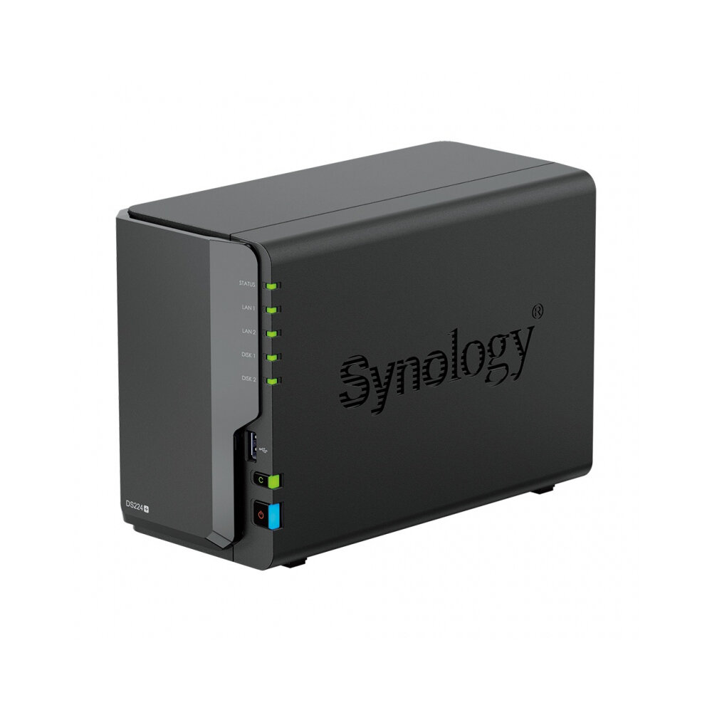 Сетевой накопитель Synology 2x3.5”/2.5" SATA, 2xUSB3.2Gen1, 2xUTP Gigabit, без HDD - фото №4