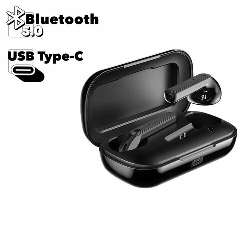 TWS Bluetooth гарнитура вставная стерео Remax True Wireless Stereo Earbuds TWS-18 черная 102500₽
