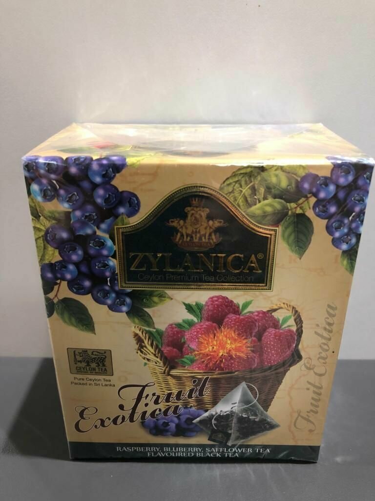 Чай ZYLANICA Pure Ceylon Tea Forest Berries Лесные ягоды черный 100 г - фотография № 9