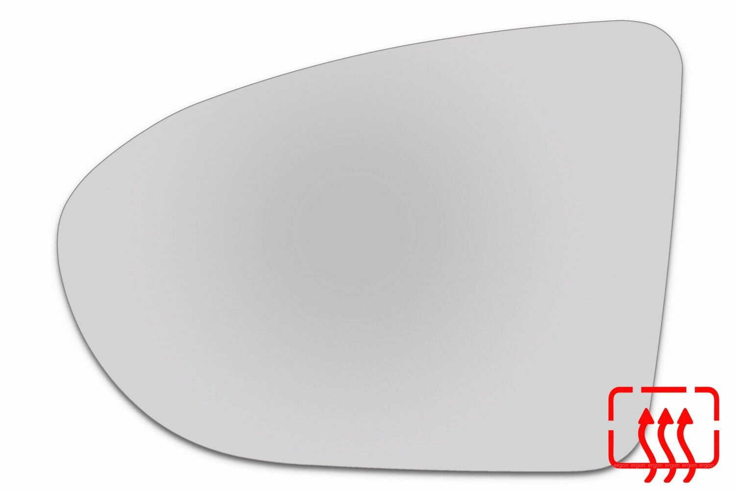 Зеркальный элемент левый NISSAN Qashqai I (07-14) сфера нейтральный с обогревом