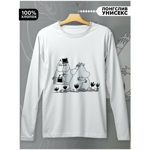 фото Лонгслив бруталити, размер l, белый