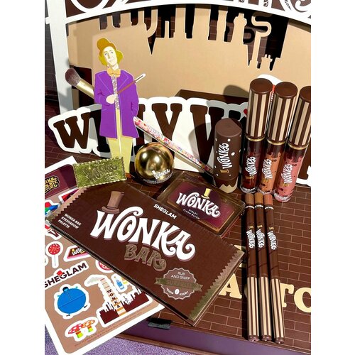 Willy Wonka SHEGLAM полный Адвент набор Мейк ап фигурок Вилли Вонка