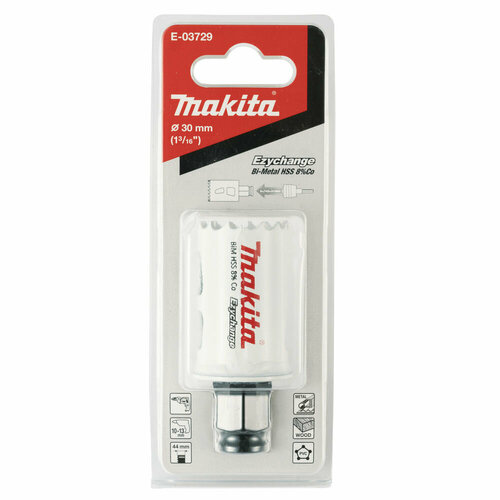 Коронка Makita BiM 30x44 мм Ezychange коронка bim 40мм makita d 17273