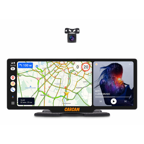 Автомобильный видеорегистратор CARCAM Android GPS Dashboard A5 + Rear View Camera