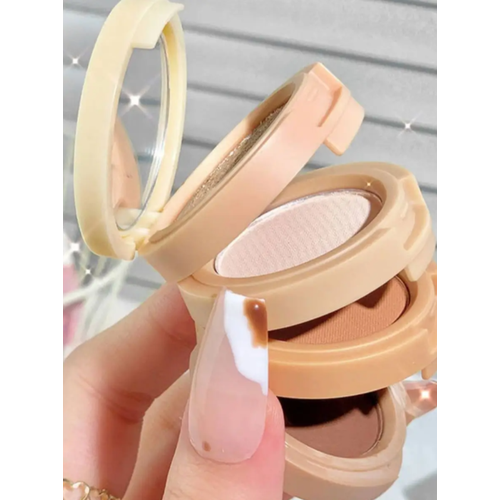 Xixi Тени для век матовые/подходят для контуринга 4в1 оттенок 03