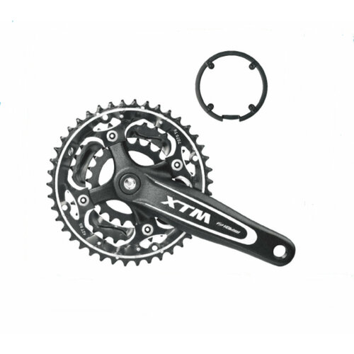 фото Система hdl wheel xtm hdl-lfc805, 22/32/42t, 8 ск, 170 мм, квадрат, алюминий черный hdlwheel
