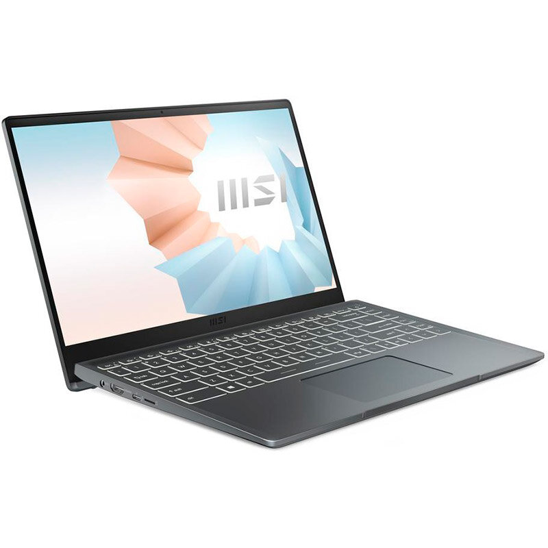 Ноутбук MSI Ultrabook Modern 14 C12MO-689RU 9S7-14J111-689 (Intel Core i5-1235U 1.3GHz/16384Mb/512Gb SSD/Intel HD Graphics/Wi-Fi/Cam/14/1920x1080/Windows 11 Pro 64-bit)