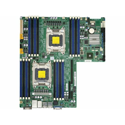 Материнская плата SuperMicro X10DRW-IT Dual LGA2011-3 PCI-E SVGA 2x10 GbLAN SATA RAID WIO 16xDDR4 5700000₽
