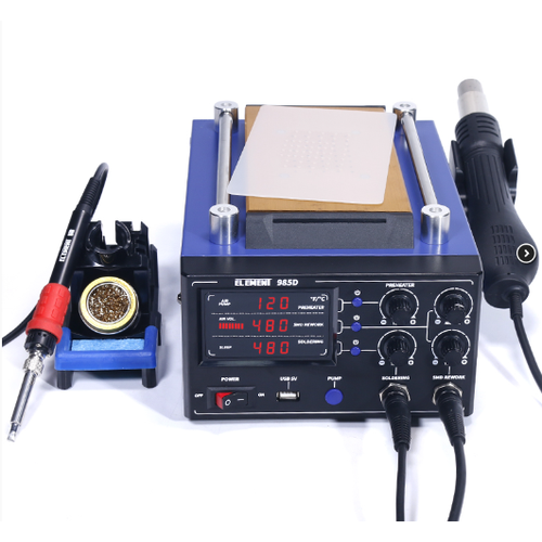 Паяльная станция 3 в 1 Element 985D со встроенным сепаратором 1095800₽