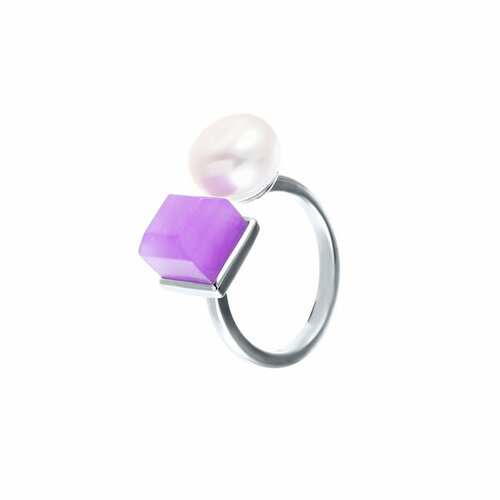 фото Кольцо element47, серебро, 925 проба, стекло, размер 17.75