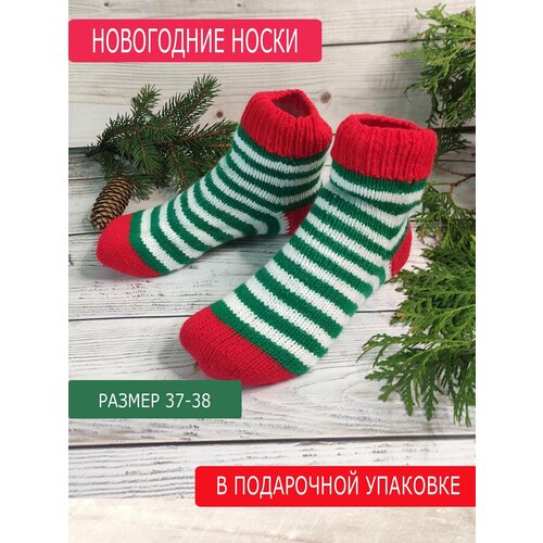 фото Носки , размер 36-38, зеленый нет бренда