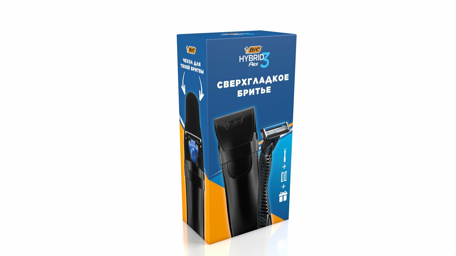 Бритвенная система BIC Hybrid 3 Flex, 1 ручка + 2 кассеты - фото №14