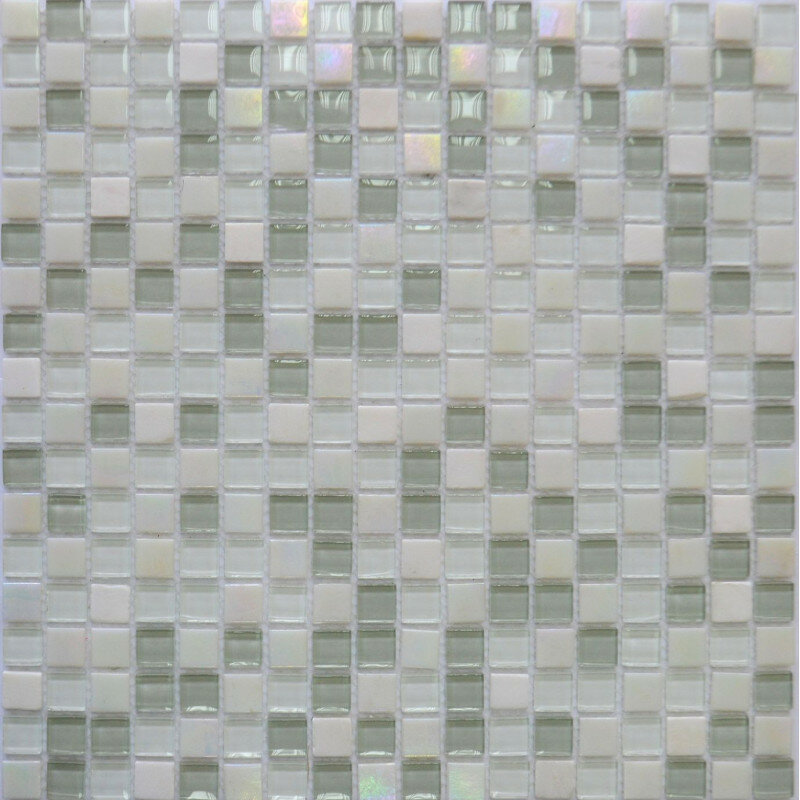 Мозаика Diva mosaic LUMIA стекло\камень 305*305*4мм, чип 15мм