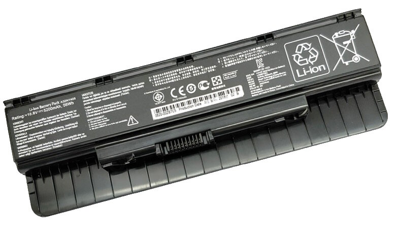 Аккумулятор для Asus (A32N1405) N551, N751, G551, GL771, 58Wh, 5200mAh, 11.1V, OEM