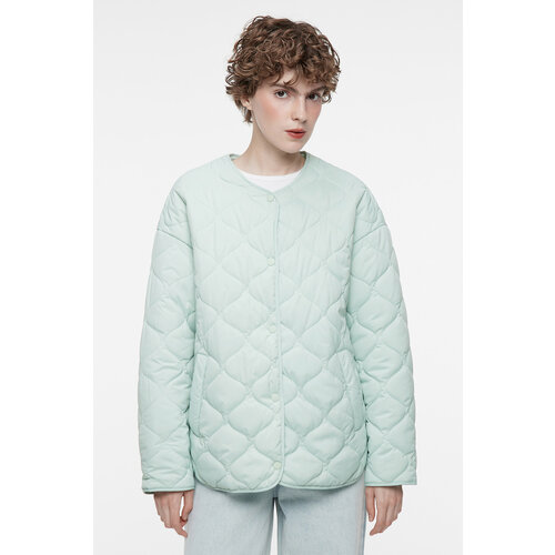 фото Куртка-рубашка befree, размер s, зеленый