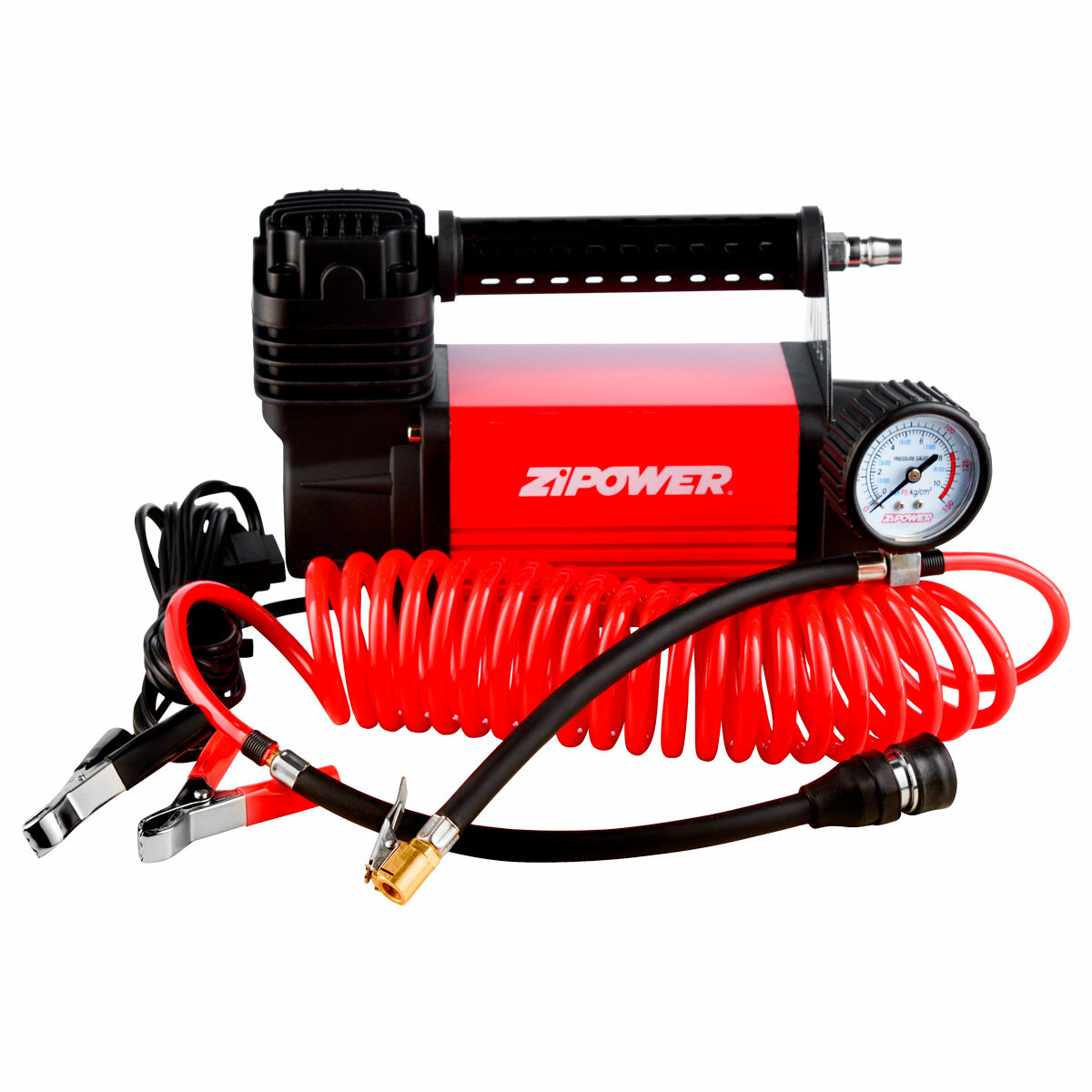 Автомобильный компрессор 50 л/мин. 10 атм. AIR COMPRESSOR. ZIPOWER PM6528