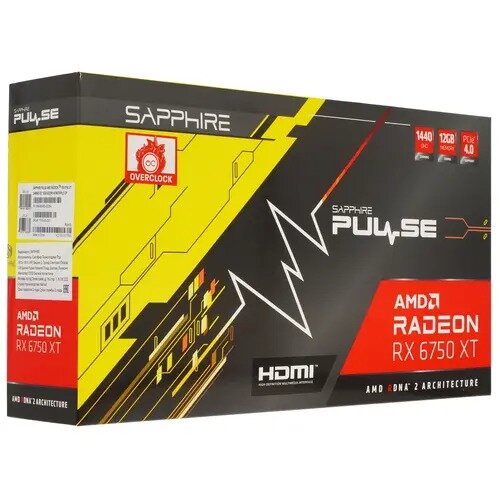 Видеокарта Sapphire RX 6750 XT PULSE Gaming OC 12G (11318-03-20G) - фото №18