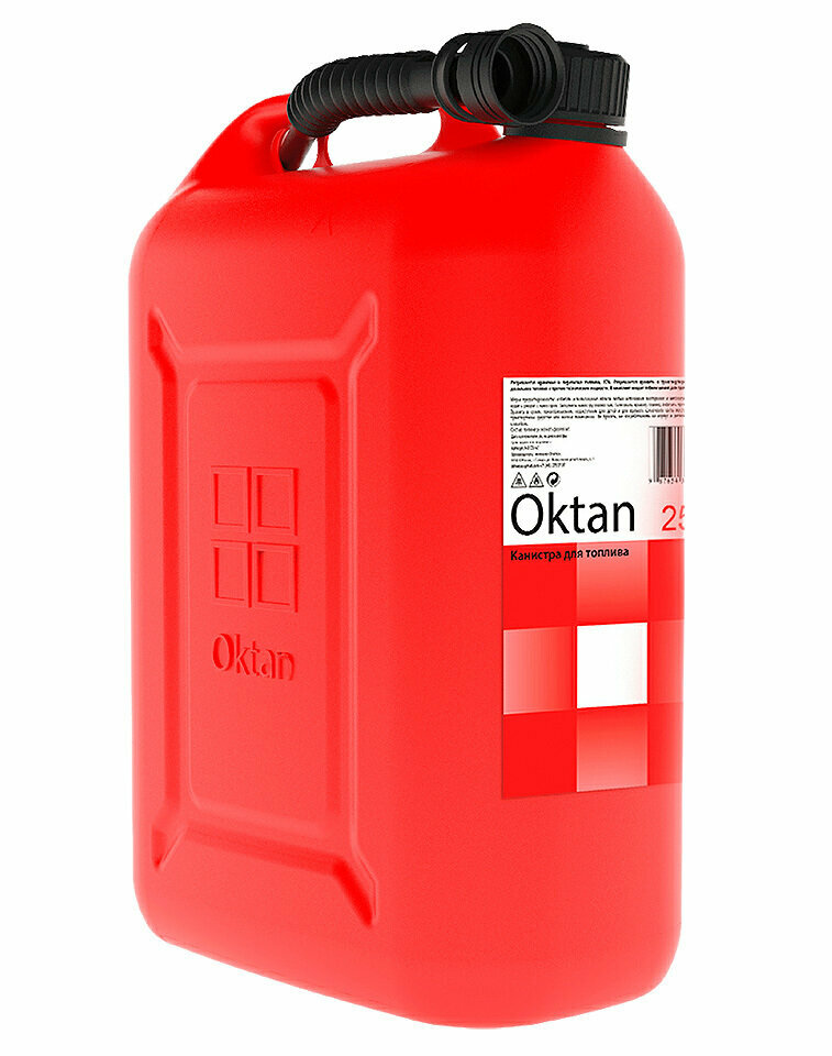 Канистра OKTAN Oktan Classic, красная , 25 л (10261415)