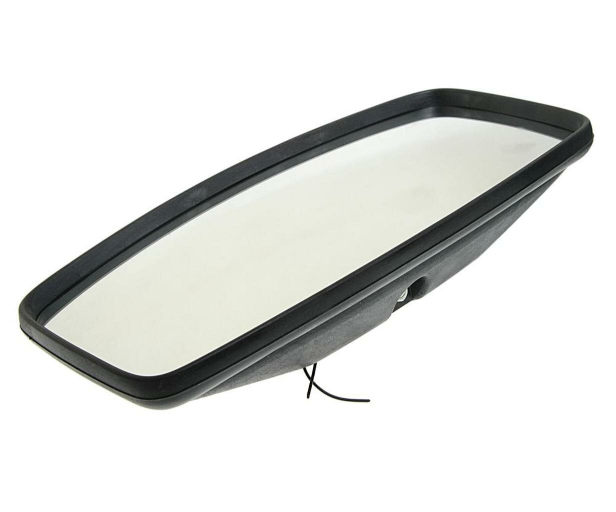 Зеркало боковое ЗИЛ 5301  ПАЗ основное сферическое с подогревом 410х195мм AT