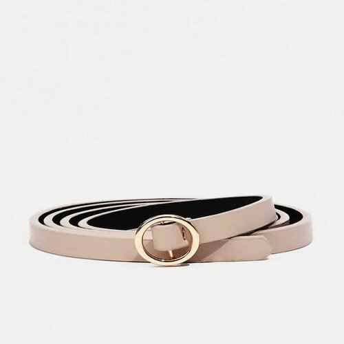 фото Ремень сима-ленд, размер 100, бежевый сима-лэнд