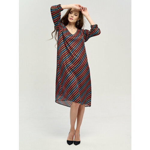 фото Платье tatiana larina, размер 40, синий, черный