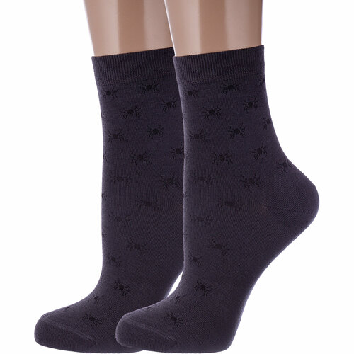 фото Носки conte 2 пары, размер 14, серый