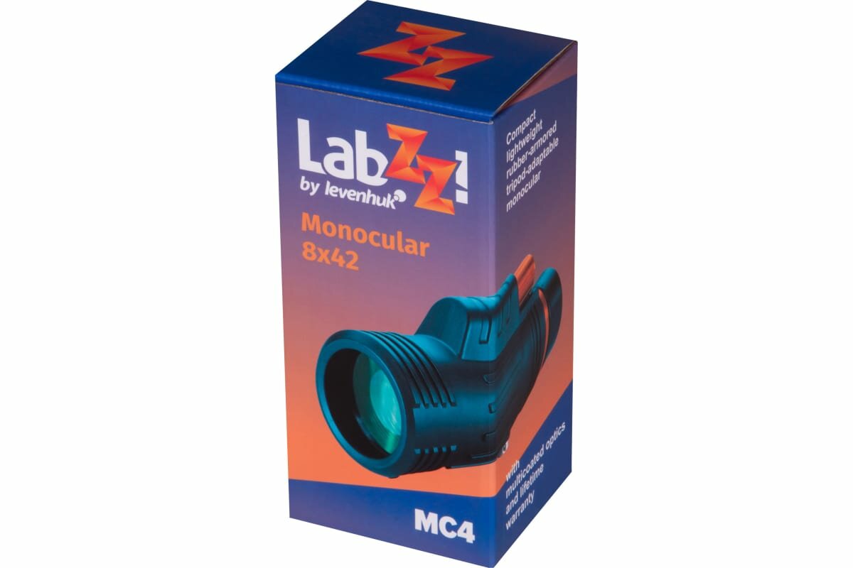 Монокуляр LEVENHUK LabZZ MC4, 8 x 42, зеленый [74097] - фото №20