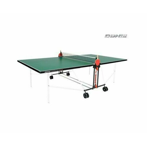 теннисный стол donic outdoor roller 800 зеленый Теннисный стол DONIC OUTDOOR ROLLER FUN Green