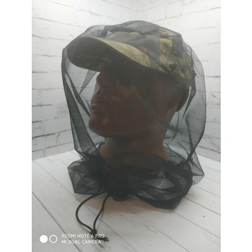 Москитная сетка на головной убор Чёрная