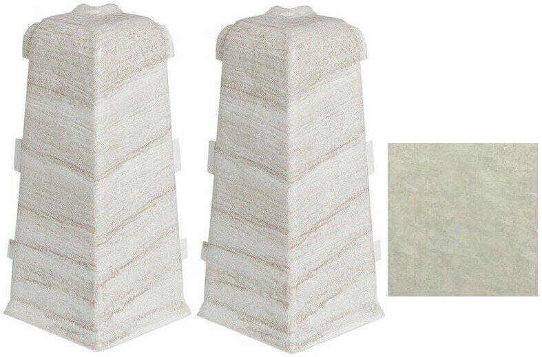 Угол для плинтуса Arbiton Indo, наружный, цвет 134 Кембридж, 2шт.