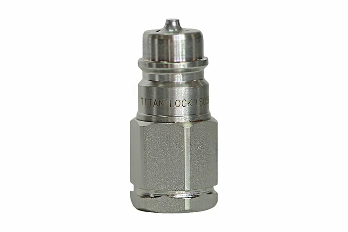 TITAN LOCK БРС 1/2 in серия M ниппель с метрической резьбой M18x1.5 оцинкованная сталь