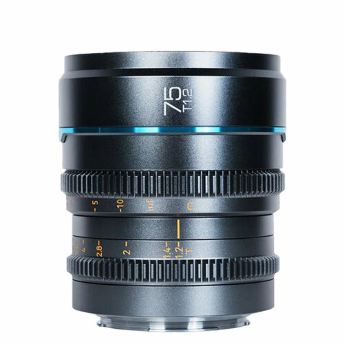 Объектив Sirui Nightwalker 75mm T12 S35 E-mount Серый 34990₽