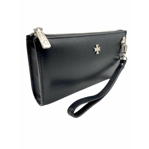 Сумка барсетка NARVIN, фактура гладкая, черный