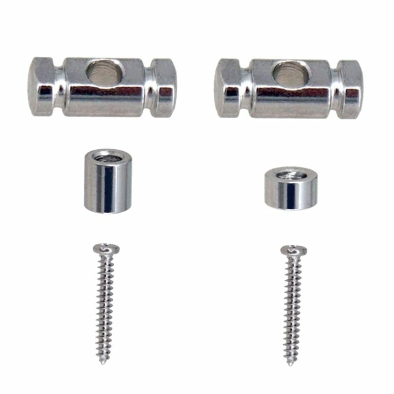 Аксессуар для струнных Комплект зажимов для электрогитары с высоким дном - серебряный цвет 1 комплект