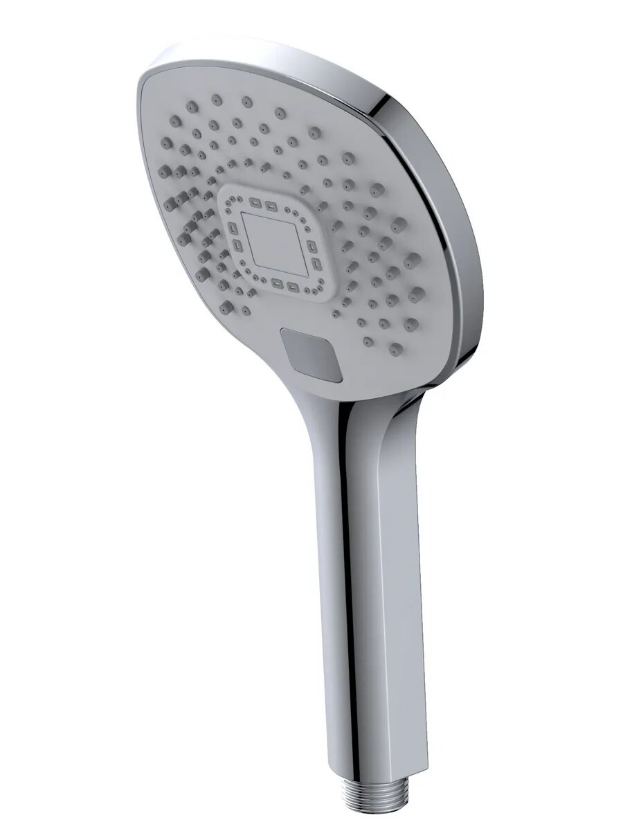 Лейка душевая Diadonna, ABS-пластик, квадратная, хромированная, 2 режима — фото 1