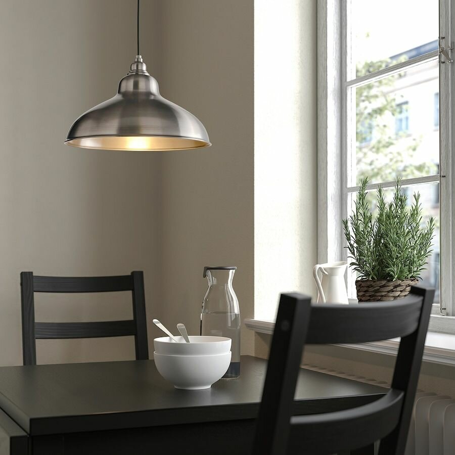 IKEA ANKARSPEL Подвесной светильник, эффект жести, 38 см.