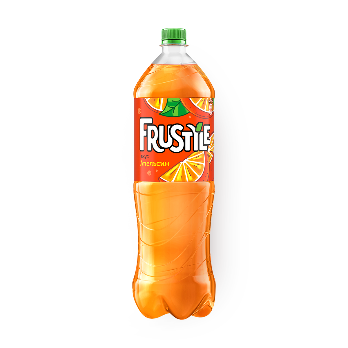 Напиток FruStyle апельсин, газированный, в пластиковой бутылке, 1.5 л