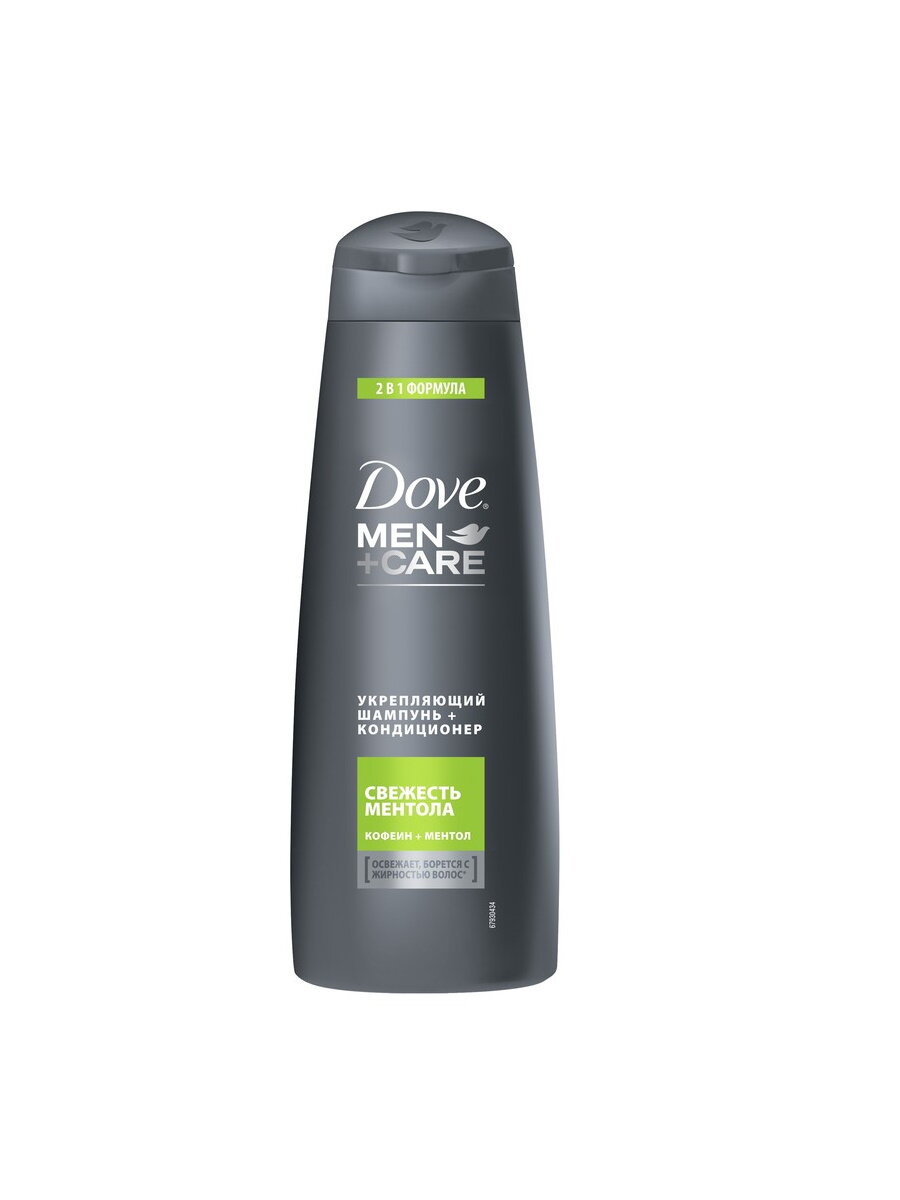 Шампунь-кондиционер для волос Dove Men Care 2в1 Свежесть Ментола 380 мл.