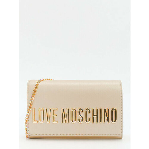 фото Сумка клатч love moschino, золотистый
