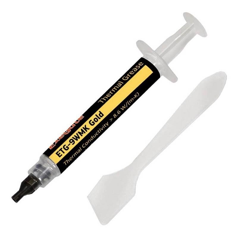 Термопаста ExeGate модель ETG-9WMK Gold, 2 г, шприц с лопаткой (EX282342RUS)