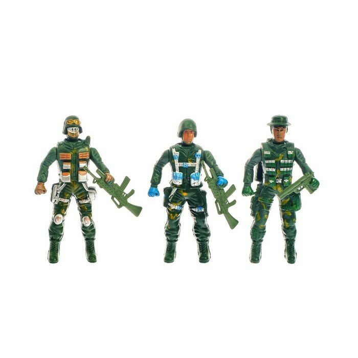 Набор солдатиков КНР "Спецназ", 3 шт ZY535719