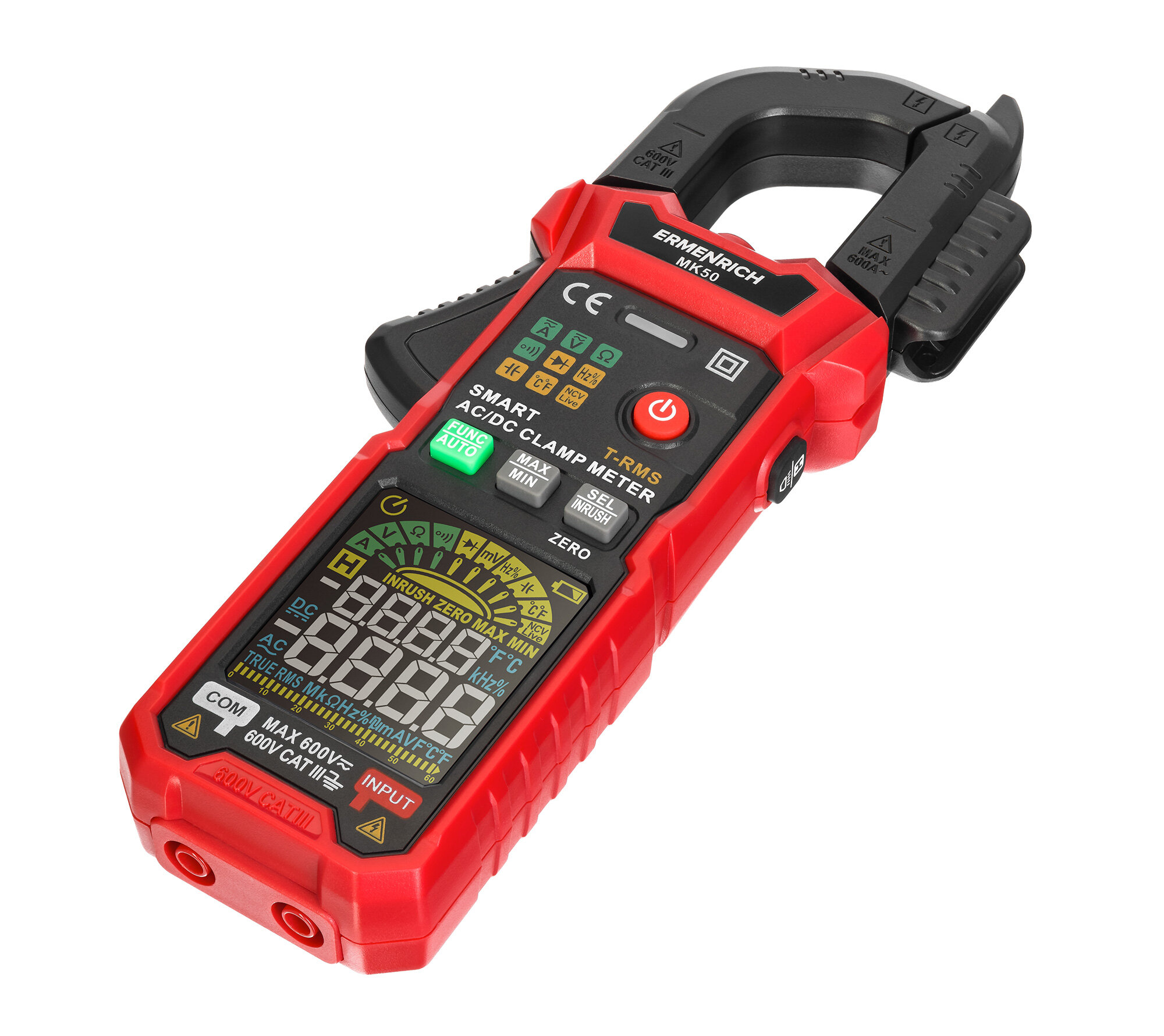 Токоизмерительные клещи Ermenrich Ping MK50 - фото №6
