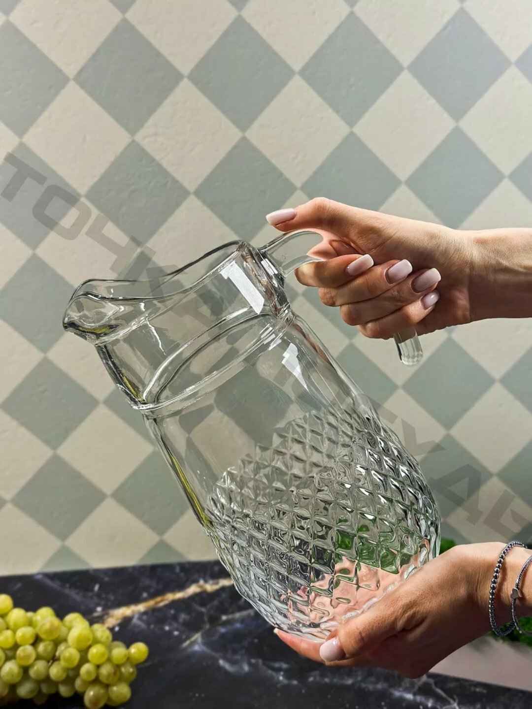 Кувшин PASABAHCE вальс 43474 1330мл 1шт 1х6 642729 — фото 1